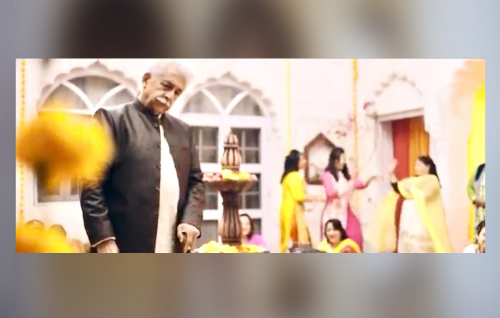 Actor performing in a heritage movie scene at Kuchesar Fort – a preferred movie shooting location near Delhi