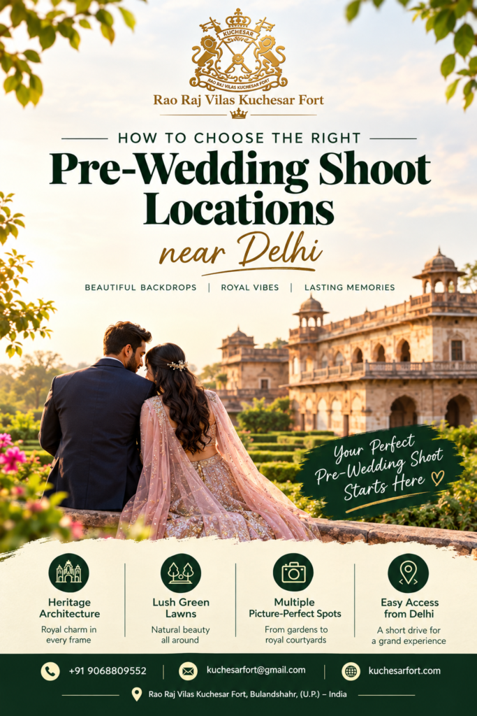 How to Choose the Right Pre-Wedding Shoot Locations Near Delhi