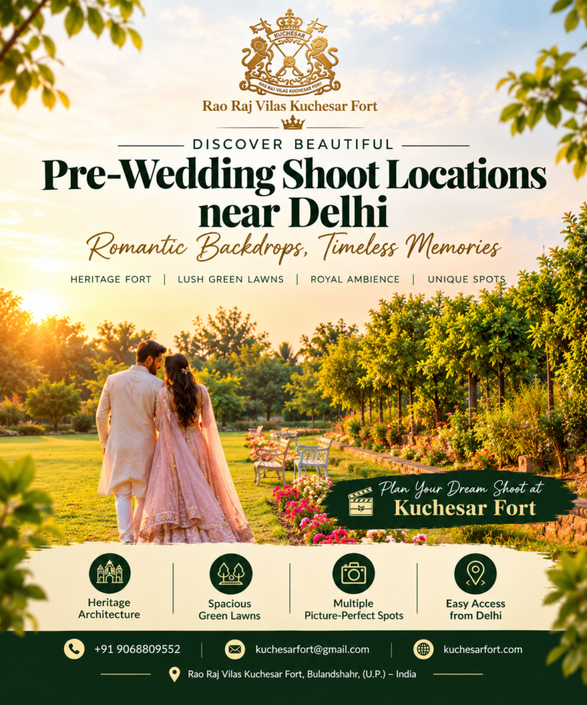 pre-wedding shoot locations near Delhi